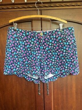 Buttercup Knot Short- Low Tide Navy Spotted - Size 14 - Lilly Pulitzer